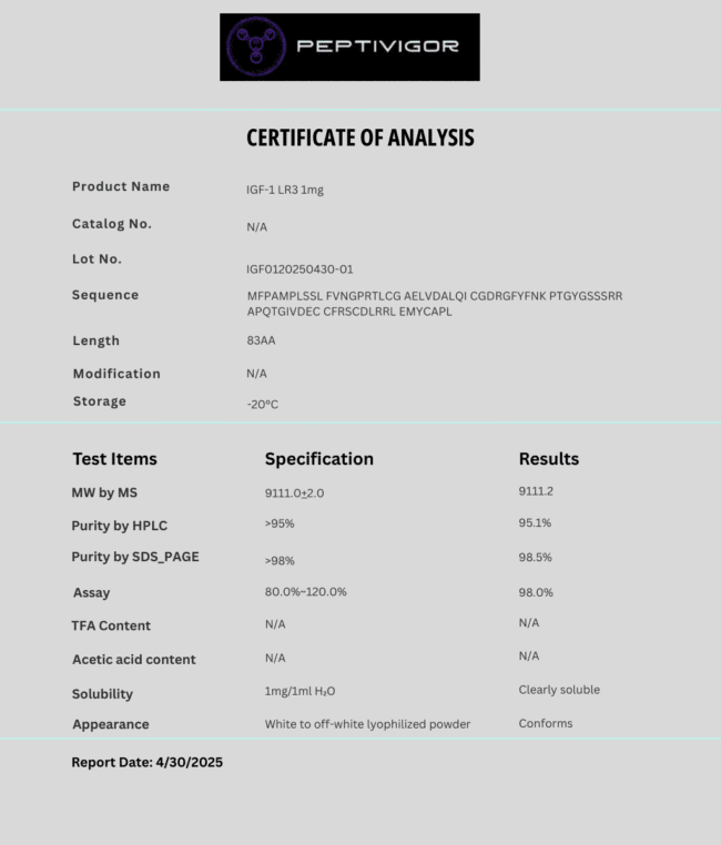 IGF-1 LR3 1MG - Image 2