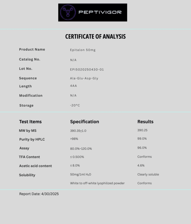 Epithalon 50mg - Image 2