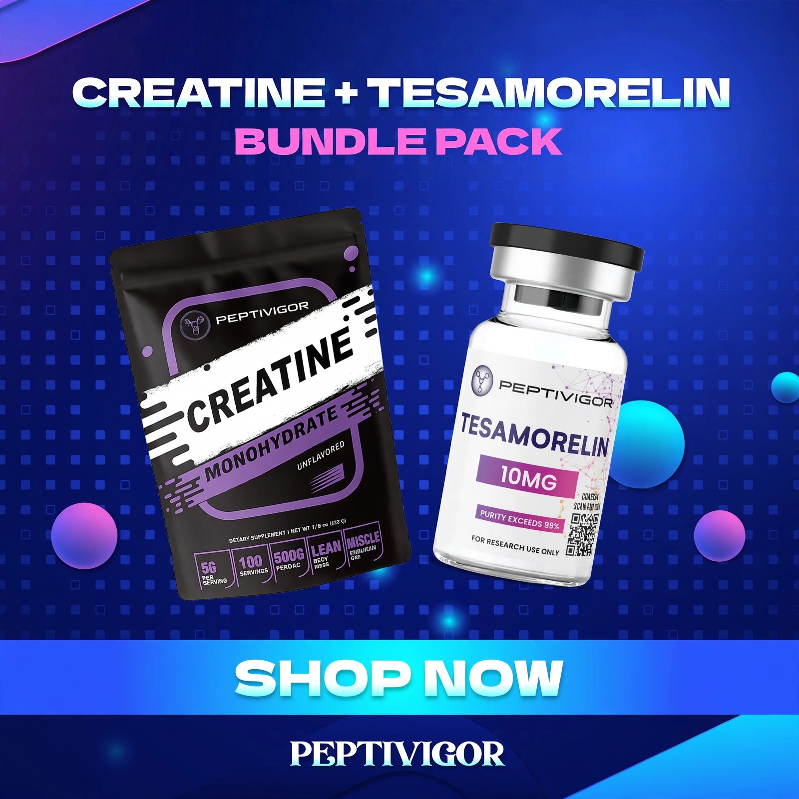 Creatine + Tesamorelin Research Bundle - Image 2