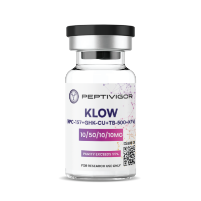 Klow 80mg: BPC 157 10mg  + GHK-CU  50mg + TB 500 10mg + KPV 10mg